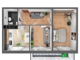 Продается 2-комнатная квартира ЖК Времена года, литера Б, 58.79  м&sup2;, 10117000 рублей