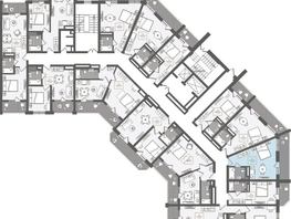 Продается 1-комнатная квартира АО Нескучный сад, корпус 1, 34.6 м², 41724720 рублей