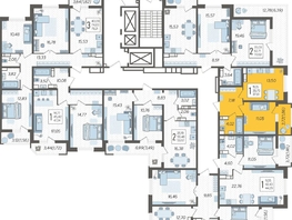 Продается 1-комнатная квартира ЖК Ural (Урал), 37.61  м², 6818693 рублей