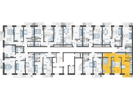 Продается 2-комнатная квартира ЖК Небо, литера 3, 64.5 м², 9159000 рублей