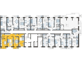 Продается 3-комнатная квартира ЖК Небо, литера 4, 85.1  м², 11658700 рублей