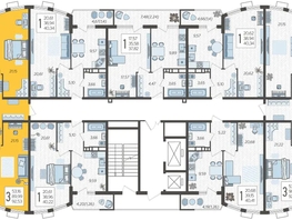 Продается 3-комнатная квартира ЖК Режиссёр, литера 4, 92.53  м&sup2;, 13324320 рублей
