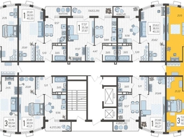 Продается 3-комнатная квартира ЖК Режиссёр, литера 4, 92.54  м², 14269668 рублей