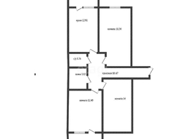 Продается 3-комнатная квартира Лиссабонская ул, 77  м², 5600000 рублей