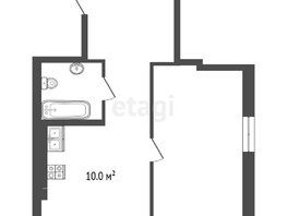 Продается 1-комнатная квартира Черкасская ул, 44.3  м², 3000000 рублей