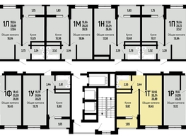 Продается 1-комнатная квартира ЖК Славянка, литера 10, 36.89 м², 4608200 рублей