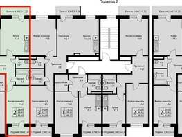 Продается 2-комнатная квартира ЖК Nova Vita (Нова Вита), дом 21, 63.3 м², 7344000 рублей