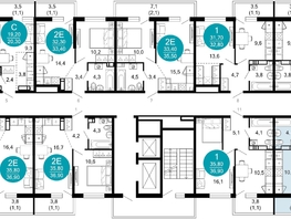 Продается 2-комнатная квартира ЖК Лестория, дом 4, 44.2  м&sup2;, 18503705 рублей