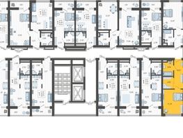 Продается 3-комнатная квартира ЖК Кислород, корпус 11, 65.92 м², 22882600 рублей