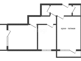 Продается 2-комнатная квартира Домбайская ул, 61.3  м², 7700000 рублей