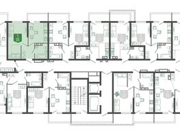 Продается 1-комнатная квартира ЖК Флора, 3 этап литера 4, 33.1  м², 14170110 рублей