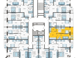 Продается 1-комнатная квартира ЖК Зеленодар, литера 7, 40  м², 5480000 рублей