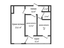 Продается 2-комнатная квартира Российская ул, 61  м², 5500000 рублей