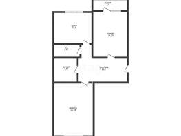 Продается 2-комнатная квартира Карякина ул, 62.4  м², 6500000 рублей