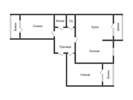 Продается 1-комнатная квартира Автолюбителей ул, 76.7  м², 10500000 рублей