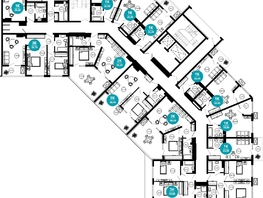 Продается 2-комнатная квартира АО Нескучный сад, корпус 1, 57.6 м², 50799180 рублей