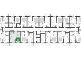 Продается 1-комнатная квартира ЖК Флора, 2 этап литера 2, 37.6 м², 13938320 рублей
