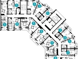 Продается 2-комнатная квартира АО Нескучный сад, корпус 1, 44.8 м², 40794880 рублей