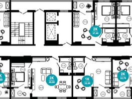 Продается 1-комнатная квартира АО Нескучный сад, корпус 1, 32.6 м², 32375060 рублей