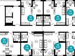 Продается 1-комнатная квартира АО Нескучный сад, корпус 1, 34.8 м², 34692120 рублей