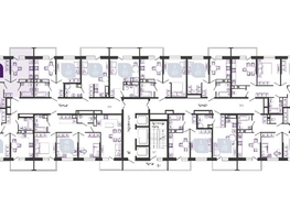 Продается 2-комнатная квартира ЖК Улыбка, литера 1, 43.5 м², 5887200 рублей