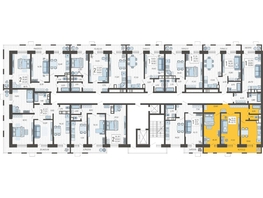 Продается 2-комнатная квартира ЖК Небо, литера 5, 66.7  м&sup2;, 8837400 рублей