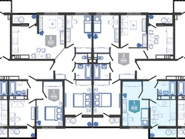 Продается 1-комнатная квартира ЖК Облака-3, дом 1, 32.3 м², 7041400 рублей
