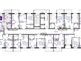 Продается 2-комнатная квартира ЖК Улыбка, литера 2, 44.5 м², 5727150 рублей