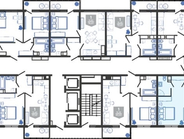 Продается 2-комнатная квартира ЖК Облака-3, дом 1, 84 м², 14078400 рублей
