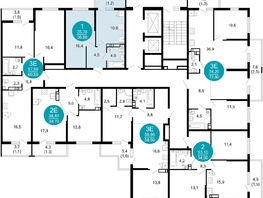 Продается 1-комнатная квартира ЖК Лестория, дом 1, 36.9 м², 18416790 рублей