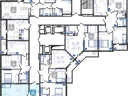 Продается 2-комнатная квартира ЖК Облака-3, дом 1, 62 м², 10304400 рублей