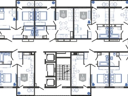 Продается 2-комнатная квартира ЖК Облака-3, дом 1, 59.3 м², 10507960 рублей