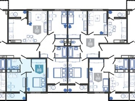 Продается 1-комнатная квартира ЖК Облака-3, дом 1, 32.3 м², 7328870 рублей