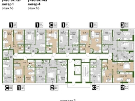 Продается 2-комнатная квартира ЖК DOGMA PARK (Догма парк), литера 1, 58.3  м², 9240550 рублей