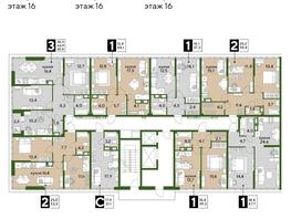 Продается 1-комнатная квартира ЖК DOGMA PARK (Догма парк), литера 2, 47.3  м², 8003160 рублей