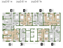 Продается 1-комнатная квартира ЖК DOGMA PARK (Догма парк), литера 3, 47.2  м², 7788001 рублей