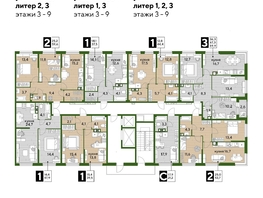 Продается 3-комнатная квартира ЖК DOGMA PARK (Догма парк), литера 9, 69.4  м², 9688240 рублей