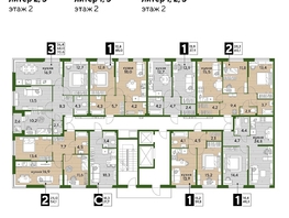 Продается 1-комнатная квартира ЖК DOGMA PARK (Догма парк), литера 10, 45  м², 7645500 рублей