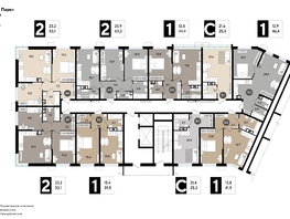 Продается 1-комнатная квартира ЖК DOGMA PARK (Догма парк), литера 13, 46.4  м², 7809120 рублей