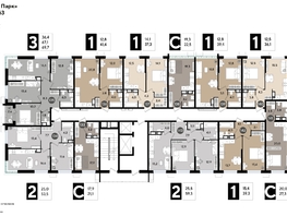 Продается 2-комнатная квартира ЖК DOGMA PARK (Догма парк), литера 15, 59.3 м², 9582880 рублей