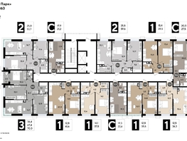 Продается 1-комнатная квартира ЖК DOGMA PARK (Догма парк), литера 16, 41.6 м², 6620724 рублей