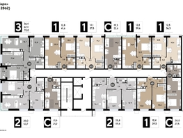 Продается 2-комнатная квартира ЖК DOGMA PARK (Догма парк), литера 17, 58.8 м², 9019920 рублей