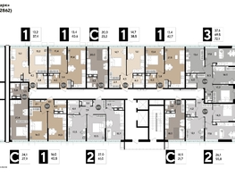Продается 1-комнатная квартира ЖК DOGMA PARK (Догма парк), литера 17, 38.6  м², 6855360 рублей