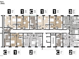 Продается 1-комнатная квартира ЖК DOGMA PARK (Догма парк), литера 17, 38.8  м², 6809400 рублей