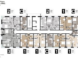 Продается 1-комнатная квартира ЖК DOGMA PARK (Догма парк), литера 18, 39.6  м², 6403320 рублей