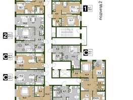 Продается 2-комнатная квартира ЖК DOGMA PARK (Догма парк), литера 22, 66.4  м², 8630938 рублей