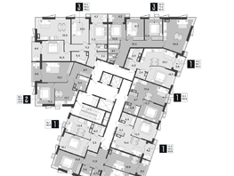 Продается 3-комнатная квартира ЖК Парк Победы 2, литера 28, 83.4 м², 10983780 рублей