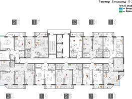 Продается 2-комнатная квартира ЖК Рекорд 2, литера 1, 58.6  м², 11819620 рублей
