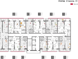 Продается 3-комнатная квартира ЖК Рекорд 2, литера 2, 100.8  м², 19404000 рублей