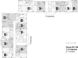 Продается 2-комнатная квартира ЖК Самолет, литера 60, 61  м², 9595300 рублей
